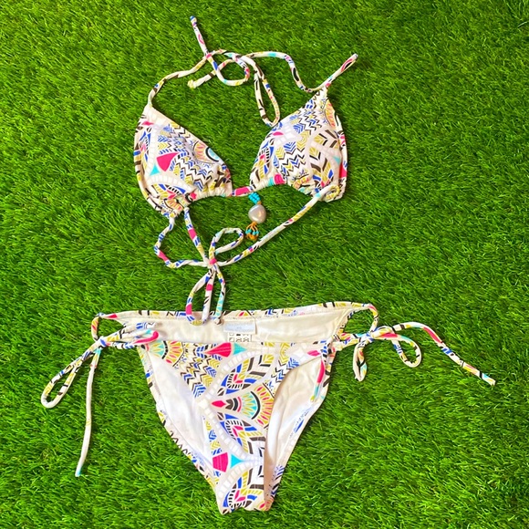 Ondademar jewlery detail bikini sz XS